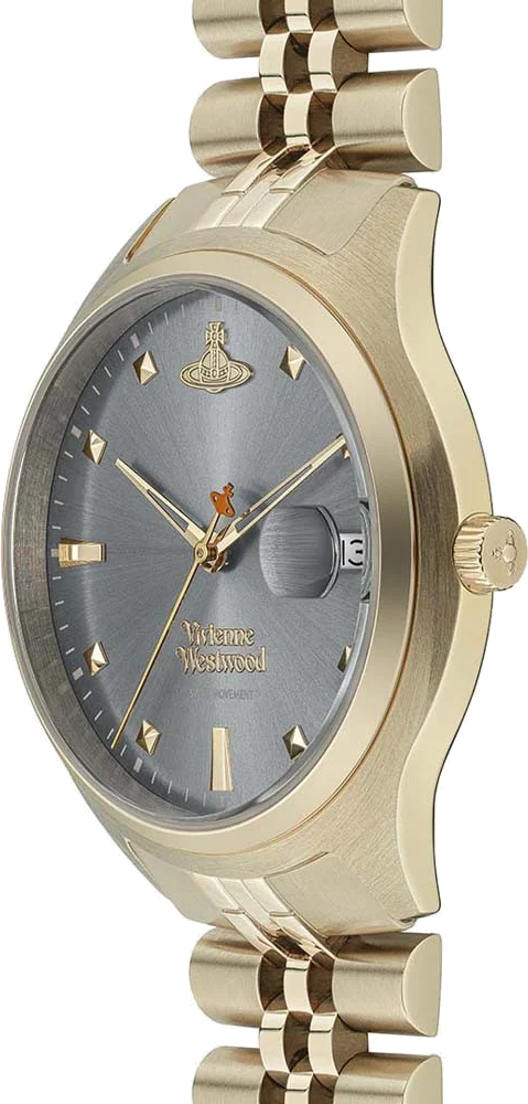 Montre Femme Vivienne Westwood Camberwell VV261GYGD - Cadran Gris, Boîtier et Bracelet Dorés Acier vue 4