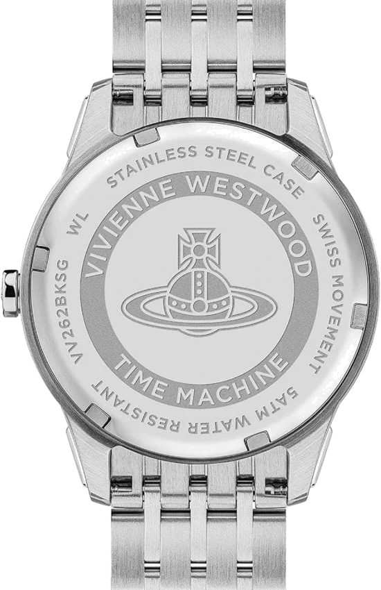 Montre Femme Vivienne Westwood East End VV262BKSG - Cadran noir, bracelet acier bicolore or/argent vue 4