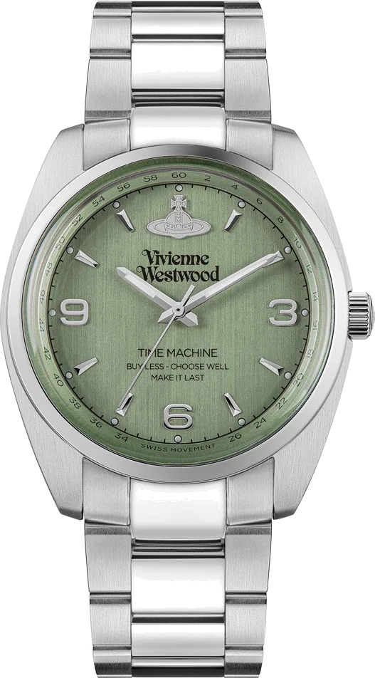 Montre Femme Vivienne Westwood VV274GRSL - Cadran Vert Profond, Boîtier Acier Argenté