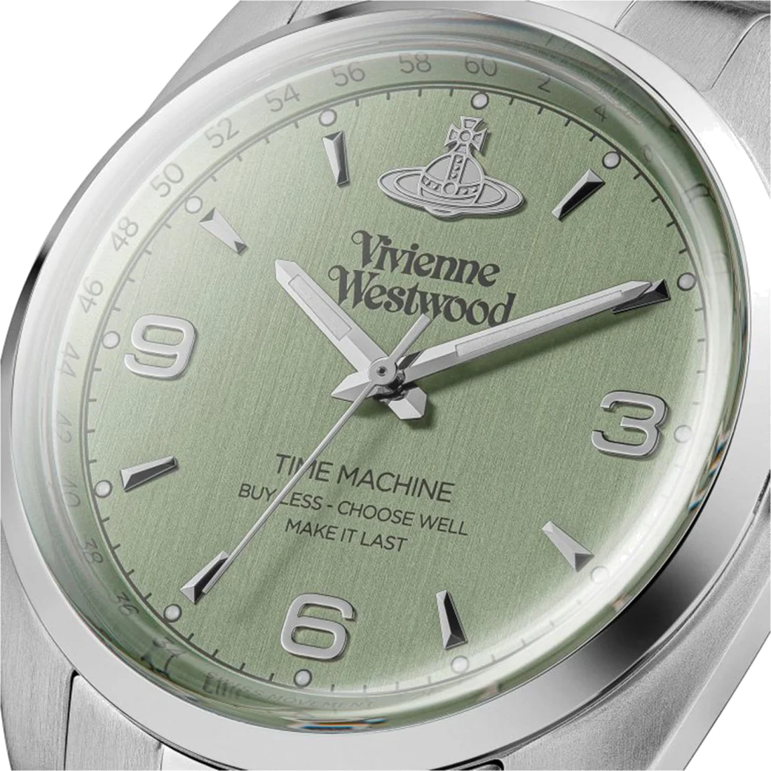 Montre Femme Vivienne Westwood VV274GRSL - Cadran Vert Profond, Boîtier Acier Argenté vue 3