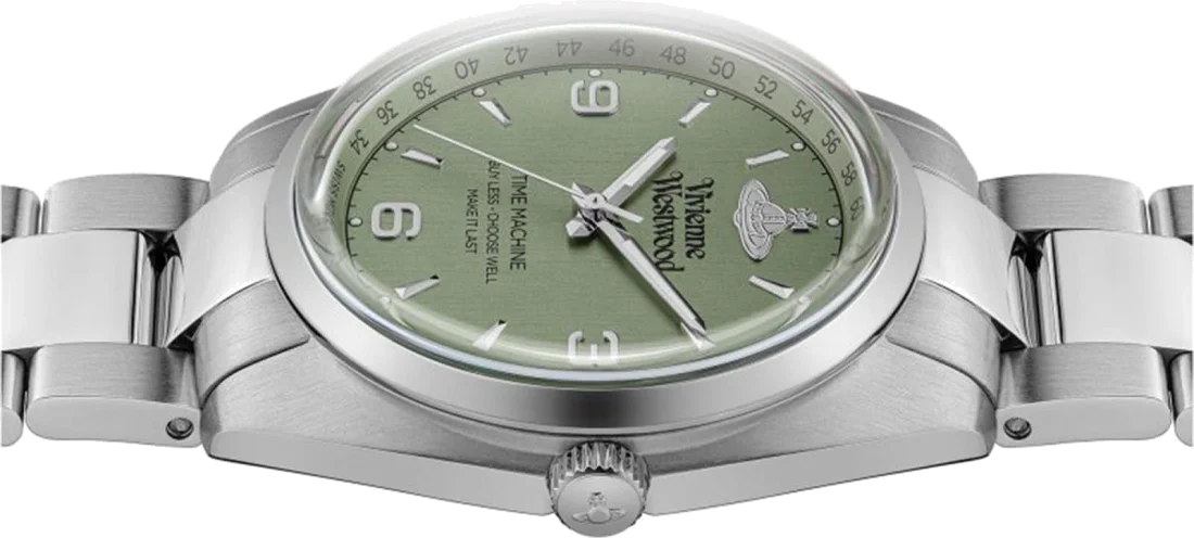Montre Femme Vivienne Westwood VV274GRSL - Cadran Vert Profond, Boîtier Acier Argenté vue 4