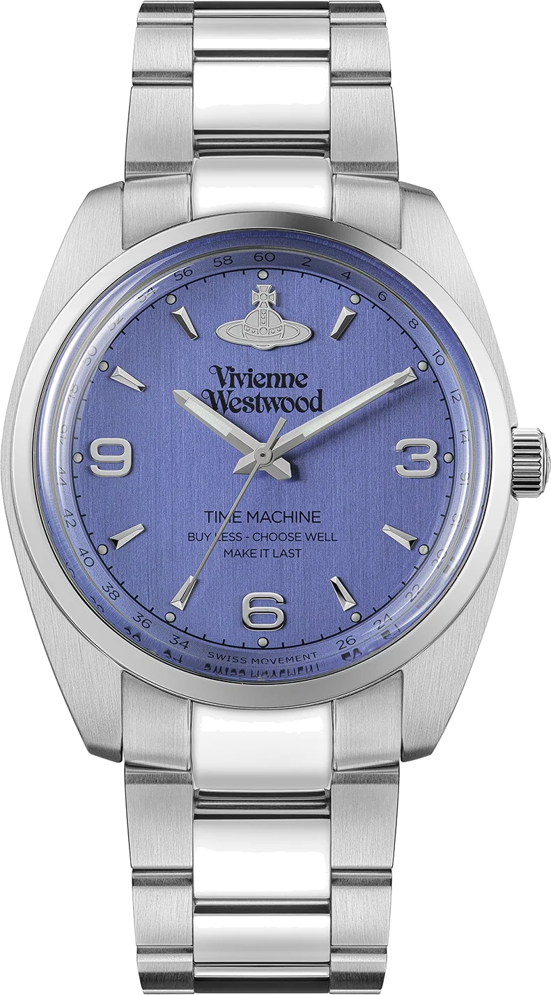 Montre Femme Vivienne Westwood Pennington VV274MBLSL - Cadran violet, bracelet acier argenté