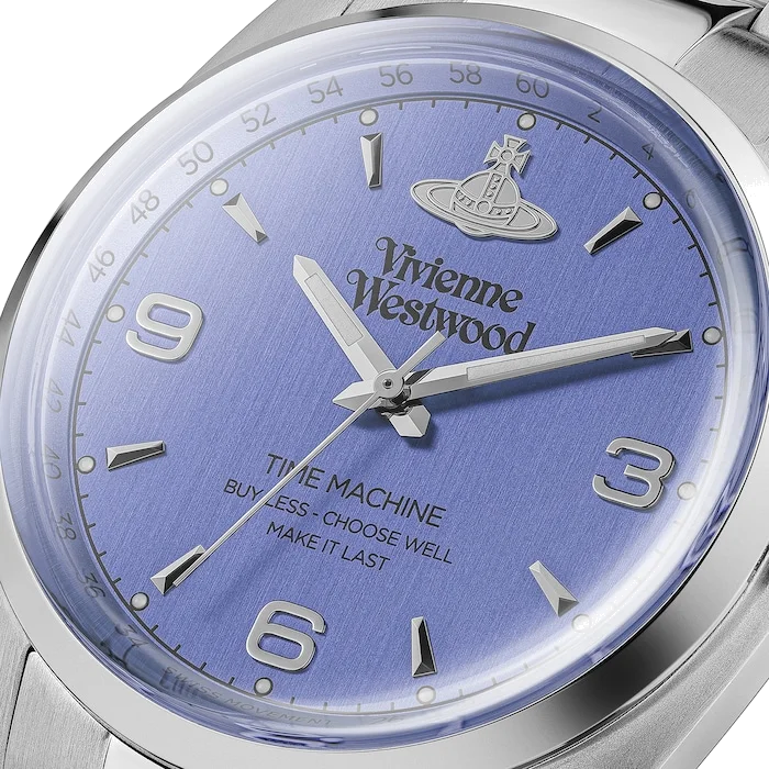 Montre Femme Vivienne Westwood Pennington VV274MBLSL - Cadran violet, bracelet acier argenté vue 4