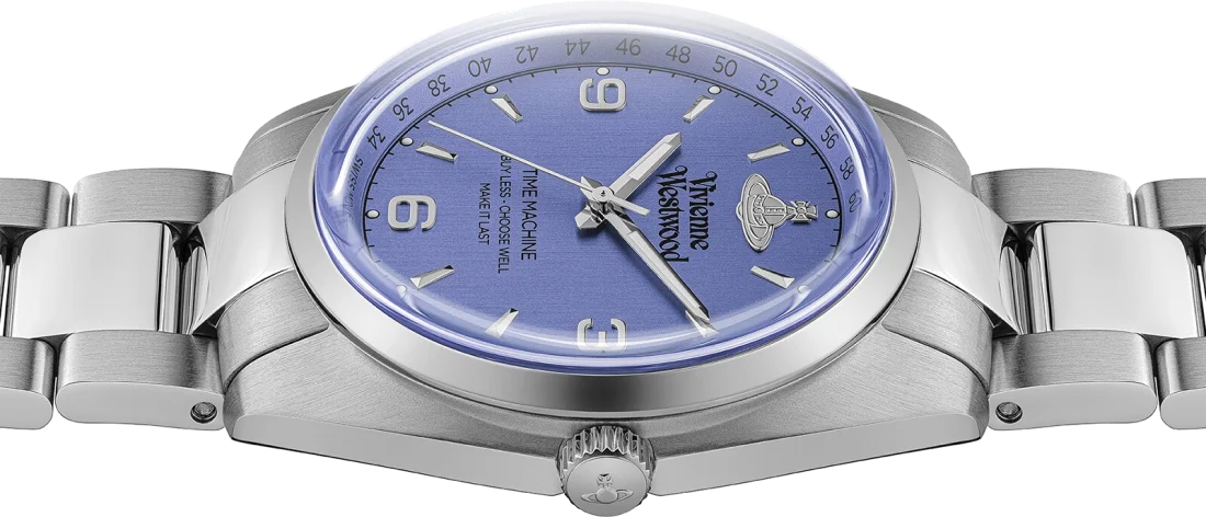 Montre Femme Vivienne Westwood Pennington VV274MBLSL - Cadran violet, bracelet acier argenté vue 5