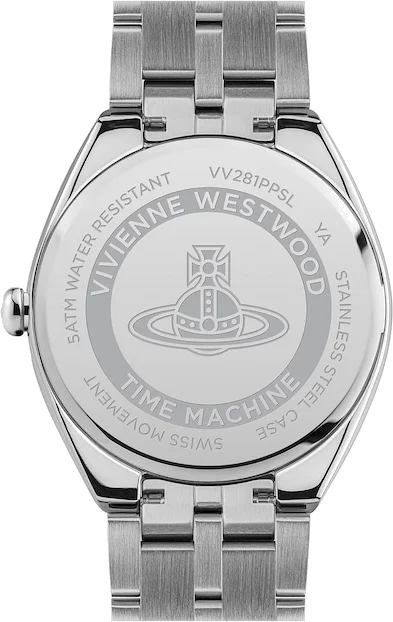 Montre Femme Vivienne Westwood The Mews VV281PPSL - Cadran violet et bracelet acier argenté vue 3