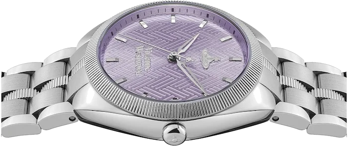 Montre Femme Vivienne Westwood The Mews VV281PPSL - Cadran violet et bracelet acier argenté vue 5