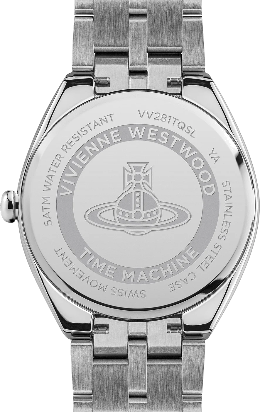 Montre Femme Vivienne Westwood The Mews VV281TQSL - Cadran Turquoise & Bracelet Acier Argenté vue 3