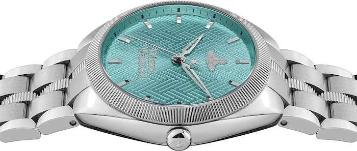 Montre Femme Vivienne Westwood The Mews VV281TQSL - Cadran Turquoise & Bracelet Acier Argenté vue 5
