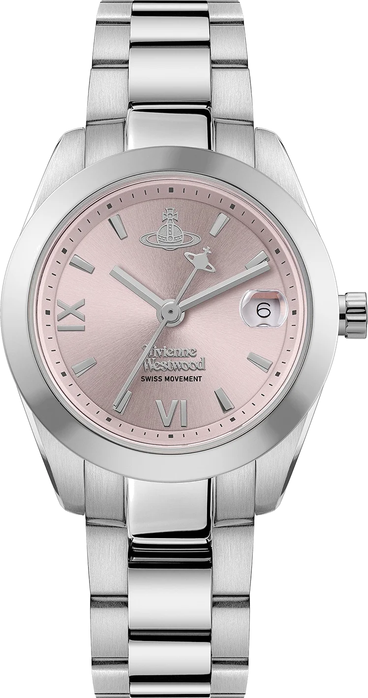 Montre Femme Vivienne Westwood VV292PKSL - Cadran Rose Poudré & Bracelet Acier Argenté