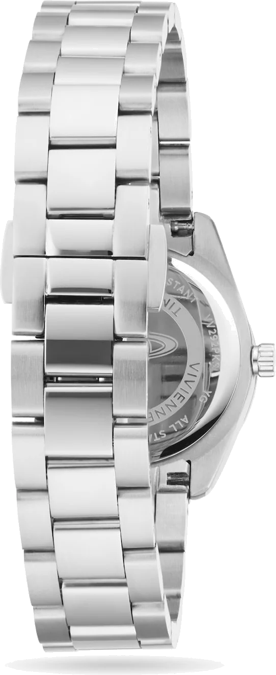 Montre Femme Vivienne Westwood VV292PKSL - Cadran Rose Poudré & Bracelet Acier Argenté vue 2