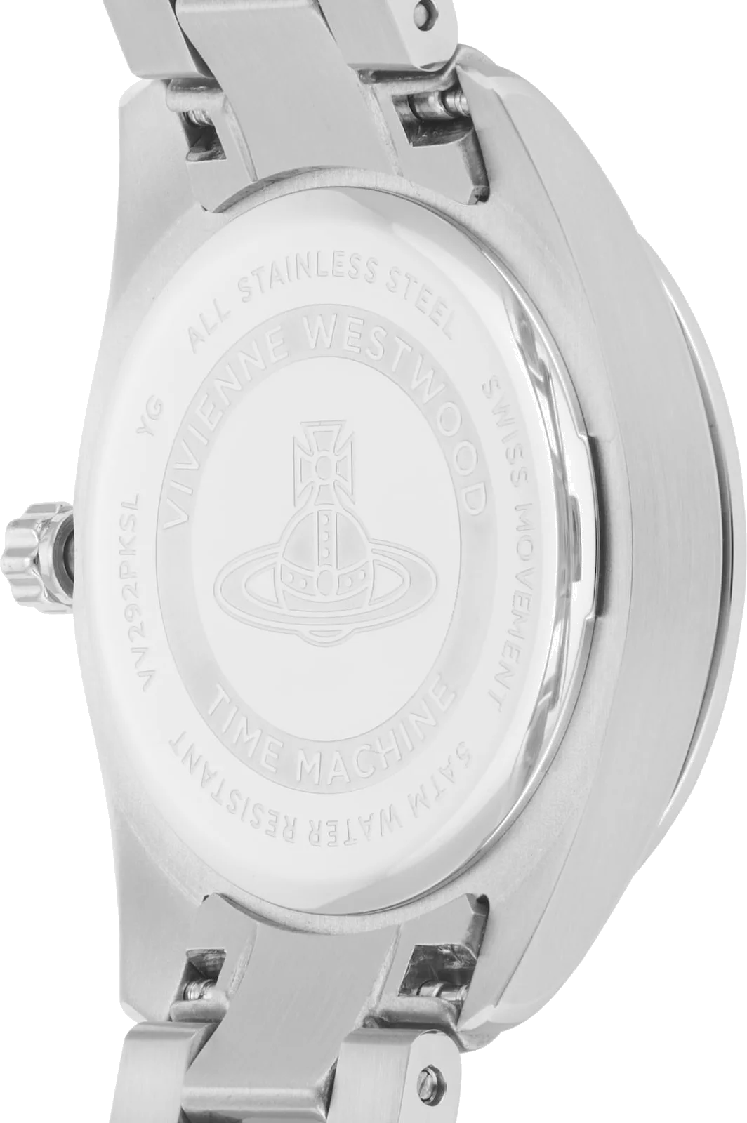 Montre Femme Vivienne Westwood VV292PKSL - Cadran Rose Poudré & Bracelet Acier Argenté vue 3