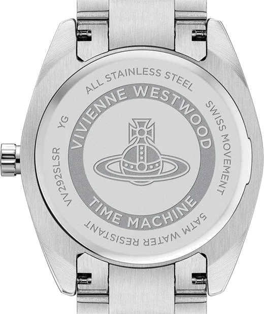 Montre Femme Vivienne Westwood Fenchurch VV292SLSR - Cadran argenté, bracelet acier bicolore argent et or rose vue 5