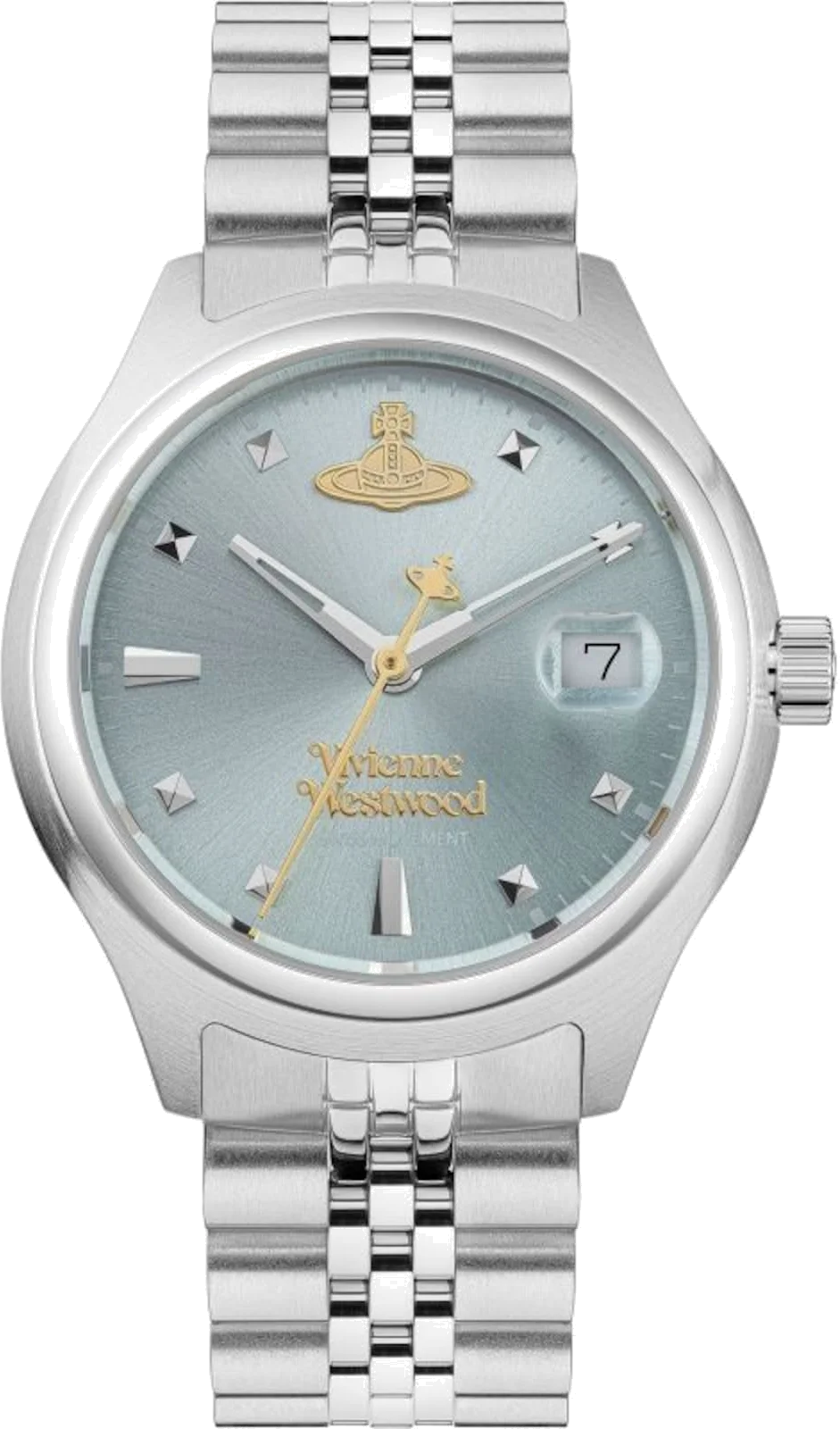 Montre Femme Vivienne Westwood VV311LBLSL - Cadran Bleu & Bracelet Acier Argenté