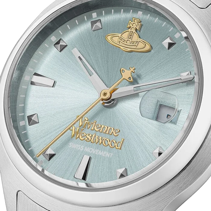 Montre Femme Vivienne Westwood VV311LBLSL - Cadran Bleu & Bracelet Acier Argenté vue 3