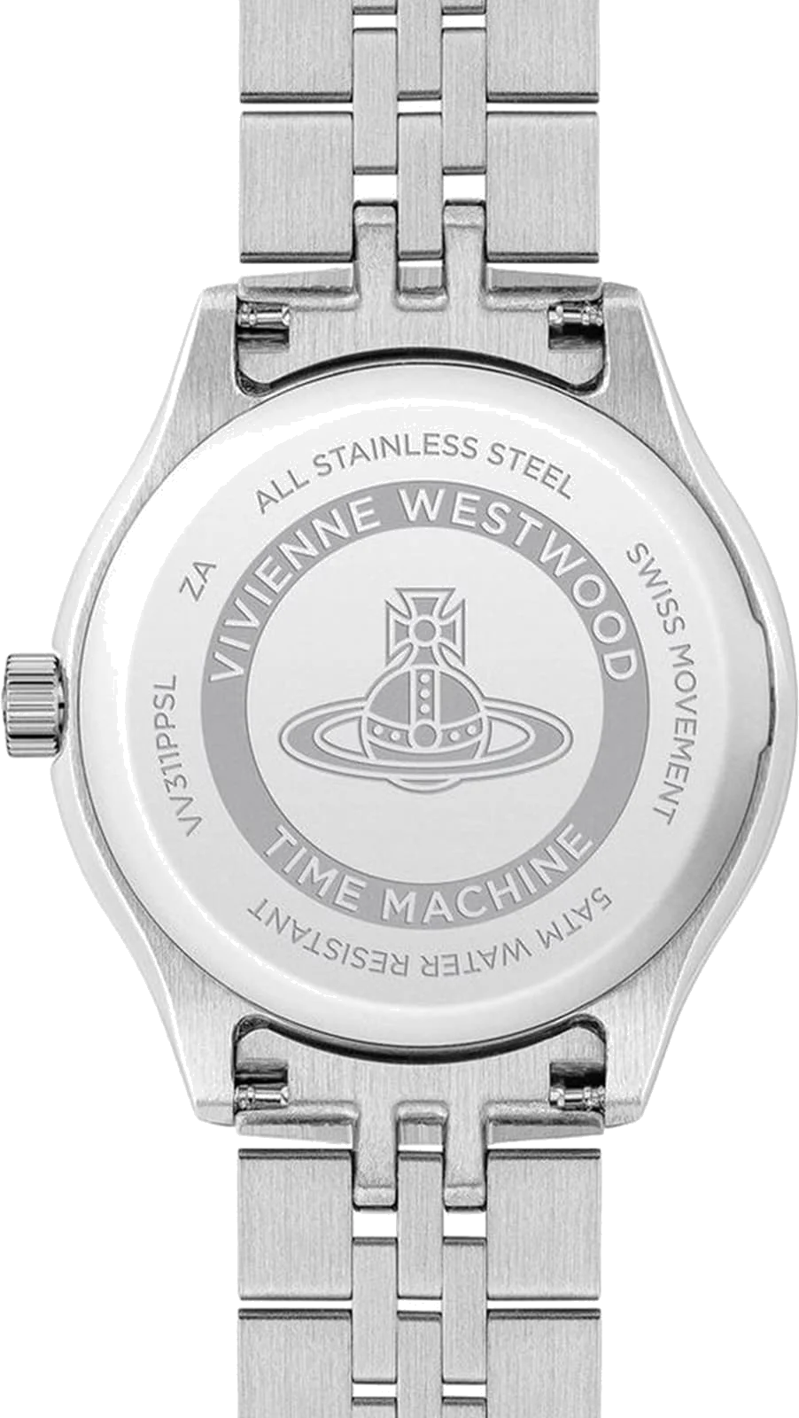 Montre Femme Vivienne Westwood VV311PPSL - Cadran Violet et Bracelet Acier Argenté vue 4