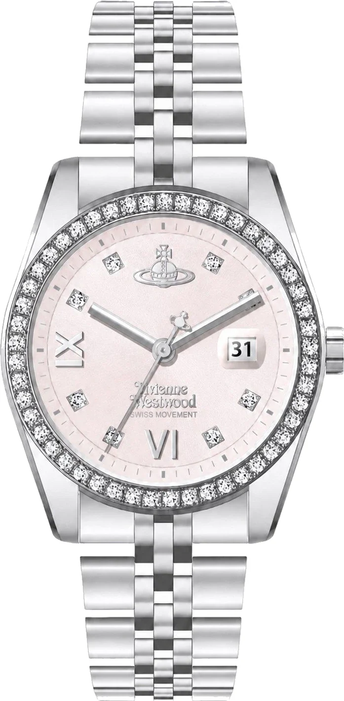 Montre Vivienne Westwood Camberwell VV261PKSL rose date | Montres