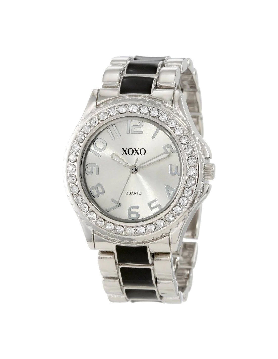 Montre Femme XOXO XO5405 en acier argenté avec accents à rhinestones